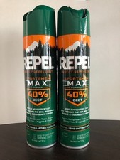 LOT OF 2 Repel Insect Liquid Repellent Sportsmen Max Formula 6.5 oz