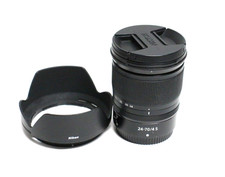 Nikon NIKKOR Z 24-70mm f/4 S Wide Angle Zoom Lens with Nikon Hood HB B5