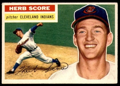 1956 Topps #140 Herb Score Very Good RC Rookie Indians                 ID:236932