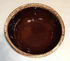 Vintage Hull Pottery Brown Bowl Oven Proof 10” USA