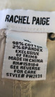 NWT Rachel Paige Light Weight Wide Leg Cargo Parachute Joggers beige,  size XL — photo 5