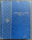 Lincoln Wheat Penny Collection Whitman  Album 1909-1940, 83 Coins, Near Complete