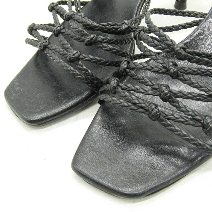 GUCCI Mule Sandals Brand Shoes Made in Italy Black Women's Size 35.5 Black GUCCI thumbnail 2