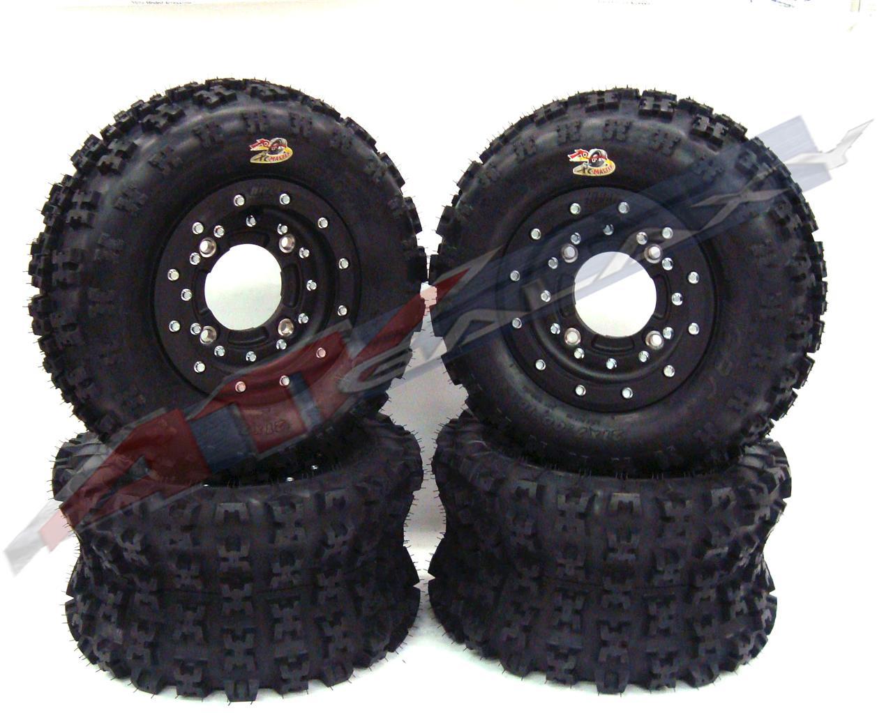 Hiper CF1 Beadlock Wheels GBC XC Master Tires Front/Rear Kit Yamaha