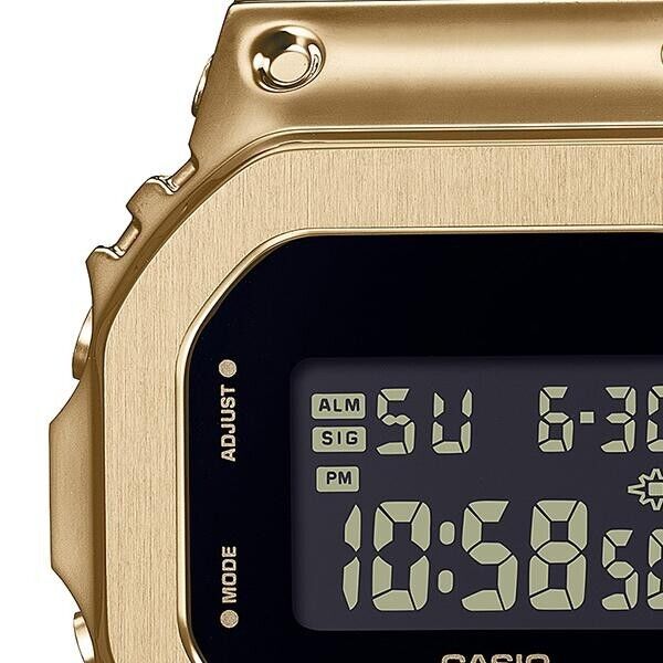 CASIO G-SHOCK GM-S5600GB-1JF Metal Covered Gold Black Watch CASIO G-SHOCK GM-S5600GB-1JF Metal Covered Gold Black Watch