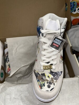 Nike Supreme x Dunk SB High Rammellzee Men Size 8