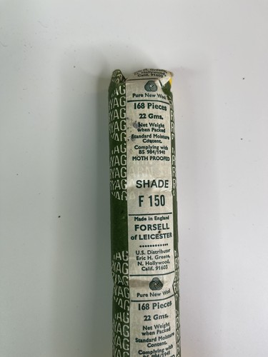 Ryagarn Wool Green Shade F150 168 Pieces 22Gms Moth Proof 100% Pure - Picture 3 of 5