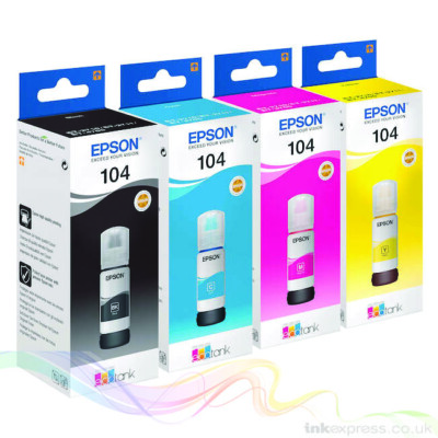 Epson Genuine 104 Ecotank Ink Bottle 