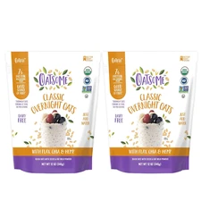 Organic Overnight Oats, Gluten-Free Oatmeal, 12Oz Bag (Pack of 2)