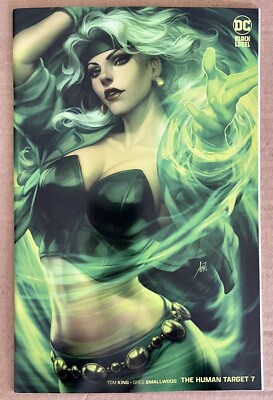 THE HUMAN TARGET #7 Stanley ARTGERM Lau Variant Cover Fire Justice League DC NM