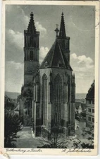Old postcard postcard Rothenburg - St. James Church GERMANY (1074565)
