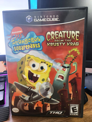 SpongeBob SquarePants: Creature from Krusty Krab (GameCube, 2006)   Authentic  