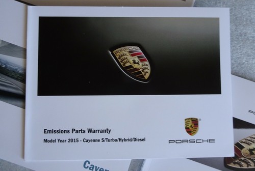 PORSCHE CAYENNE 2011 - 15 OWNERS MANUAL BOOK'S SET WITH MAP & PORSCHE LOGO - Picture 9 of 12