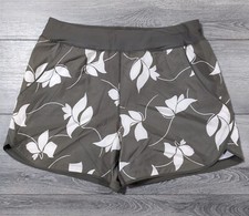 Womens Plus Size Swim Shorts Swimwear High Quality Olive Green Pattern Size