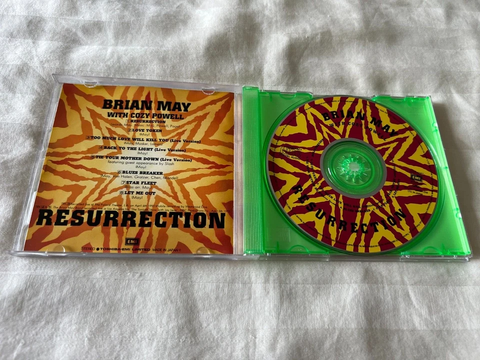 Brian May with Cozy Powell Resurrection CD 1993 EMI Import Japan Queen OOP RARE Foto 3 de 3
