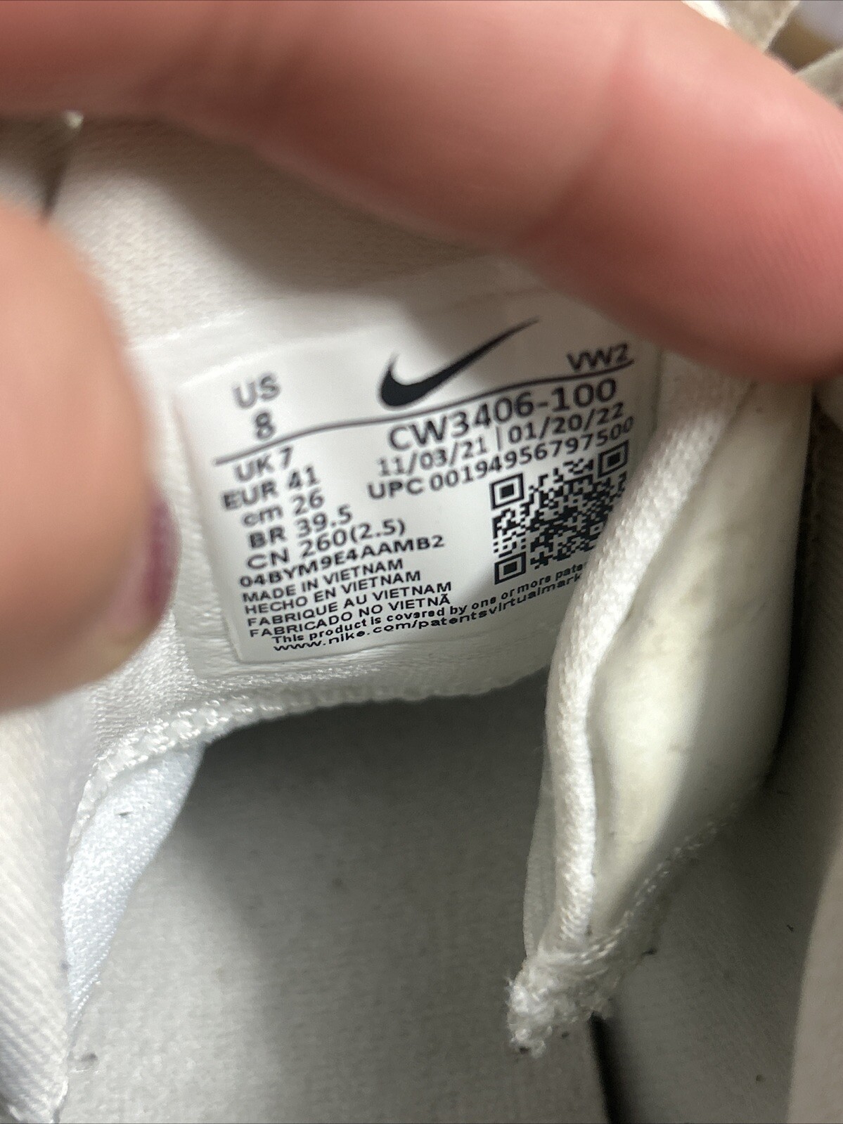 Nike Renew Elevate 2 Summit White Gum Men's Size 8 - image 12