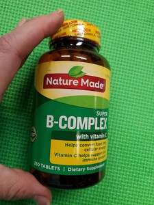 Nature Made Super B Complex + Vitamin C Tablets, 250 Count ...