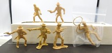 Marx 54mm Cowboys in Tan Six Different
