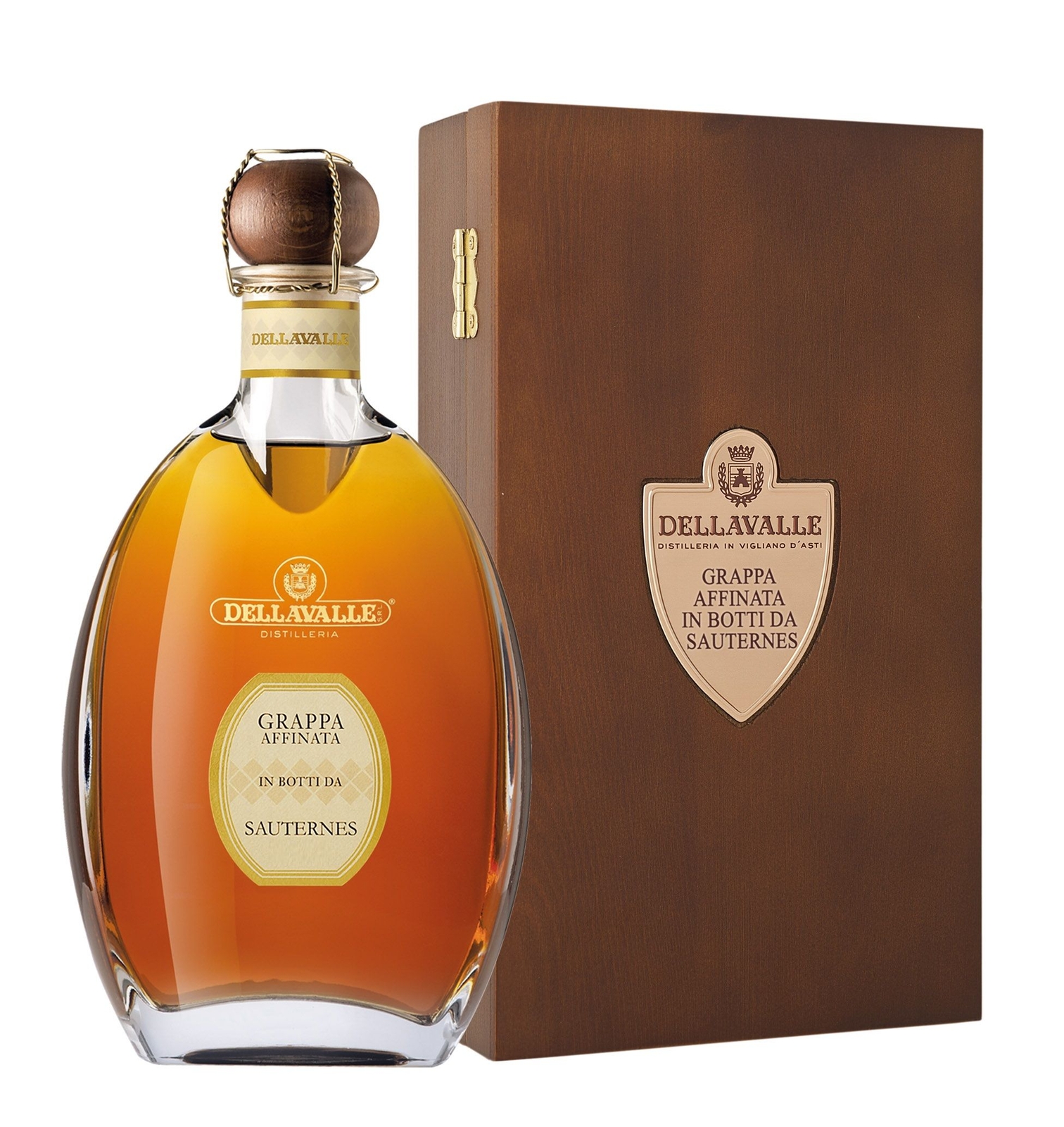 Distilleria Dellavalle - Grappa Affinata in Botti Sauternes 2005 0,70 lt. + Box