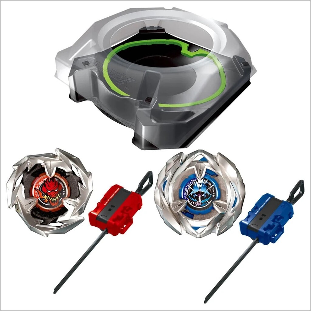 Takara Tomy - ゆうにゃん　メザスタ　ミュウ&ミュウツー&ジガルデ&ダークライ Beyblade X BX-17 Battle Entry Set TAKARA TOMY for sale