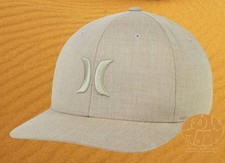 New Hurley One and Textures Tan Flexfit Mens Cap Hat