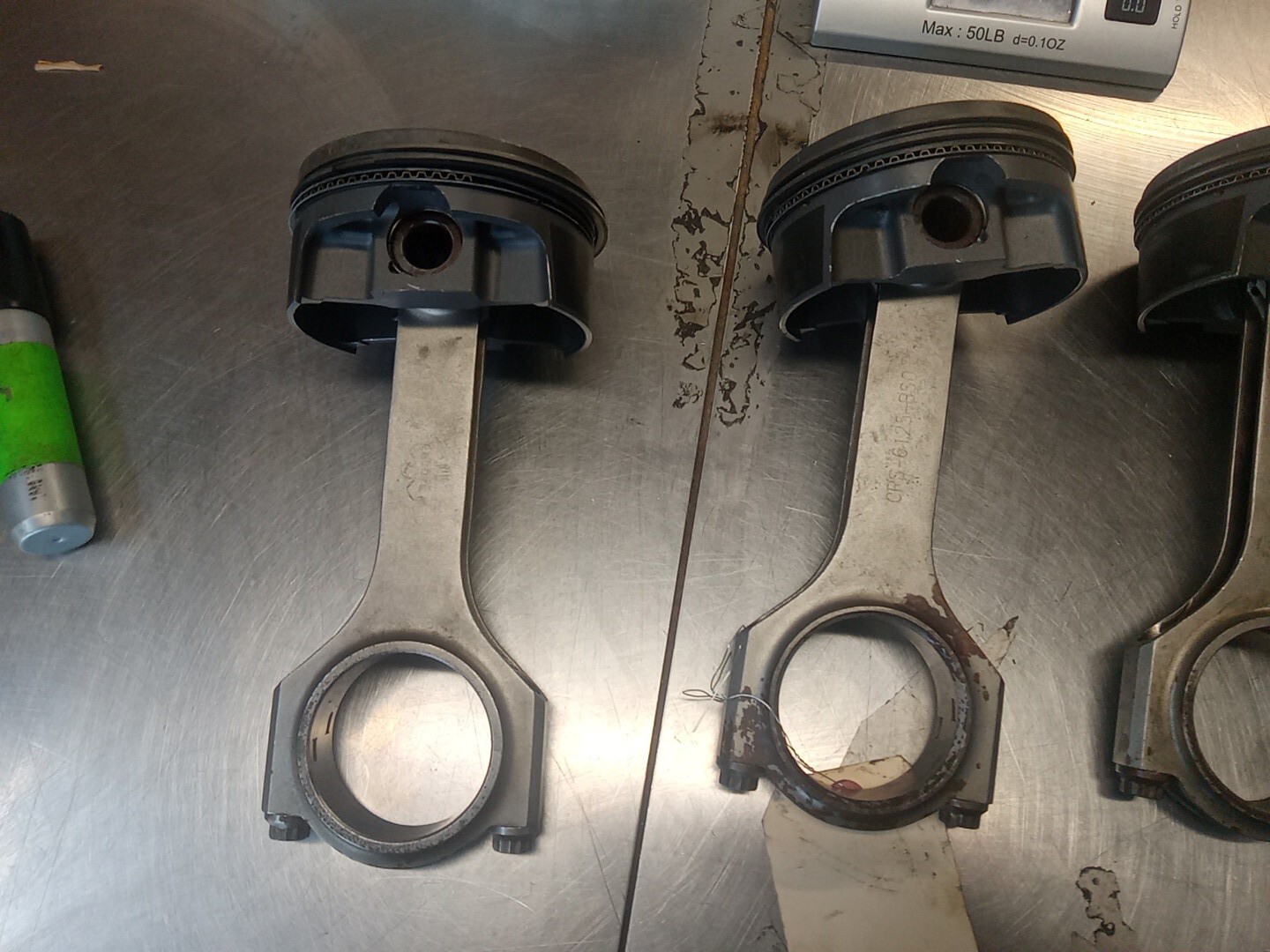 (8)Eagle CRS6125BSO LS H BEAM CONNECTING RODS MAHLE PISTONS 4.005