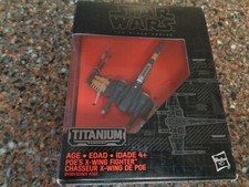 Star Wars The Black Series Titanium  12 Poe   s X-Wing Fighter Brand New