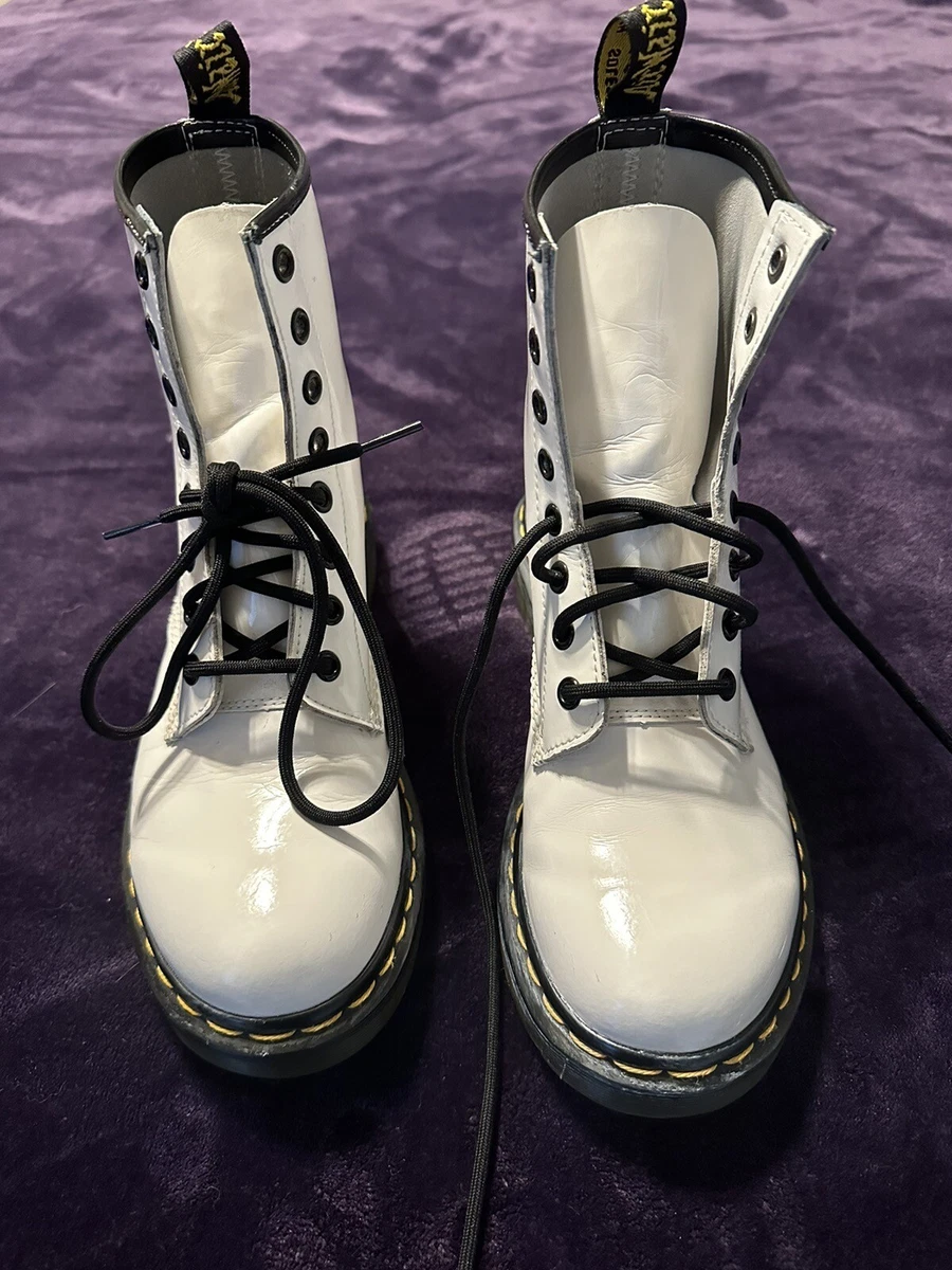 white dr marten boots Size UK 5 USL 7 EU 38