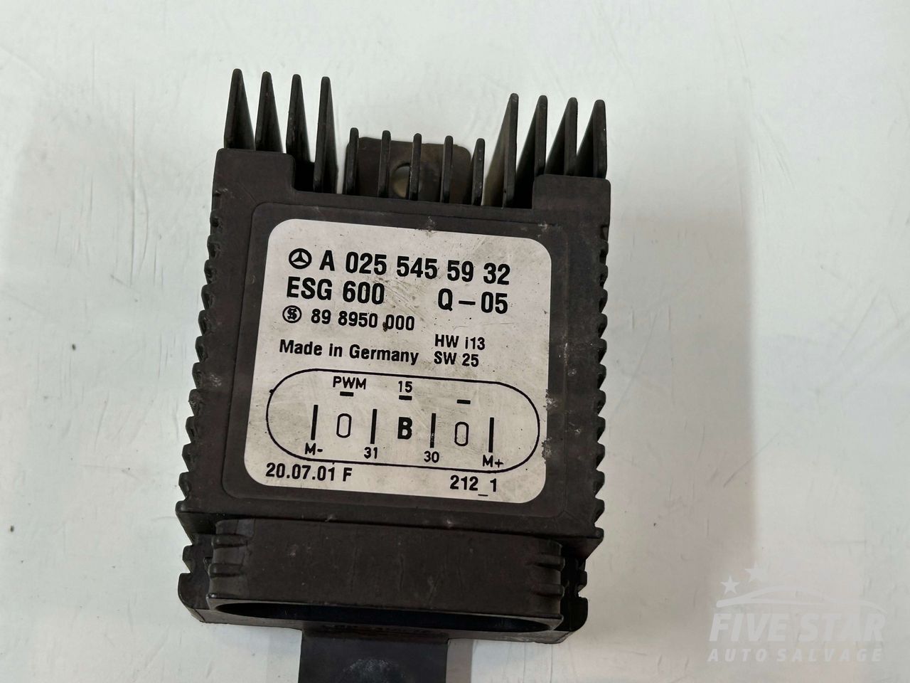 MERCEDES CLK W208 Radiator Fan Control Module A0255455932 3a5c for 