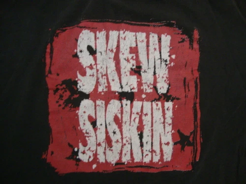 SKEW SISKIN heavy metal rock concert tour 90's T Shi Vintage vintage concert t-shirt, vintage, single stitch, B+ condition
