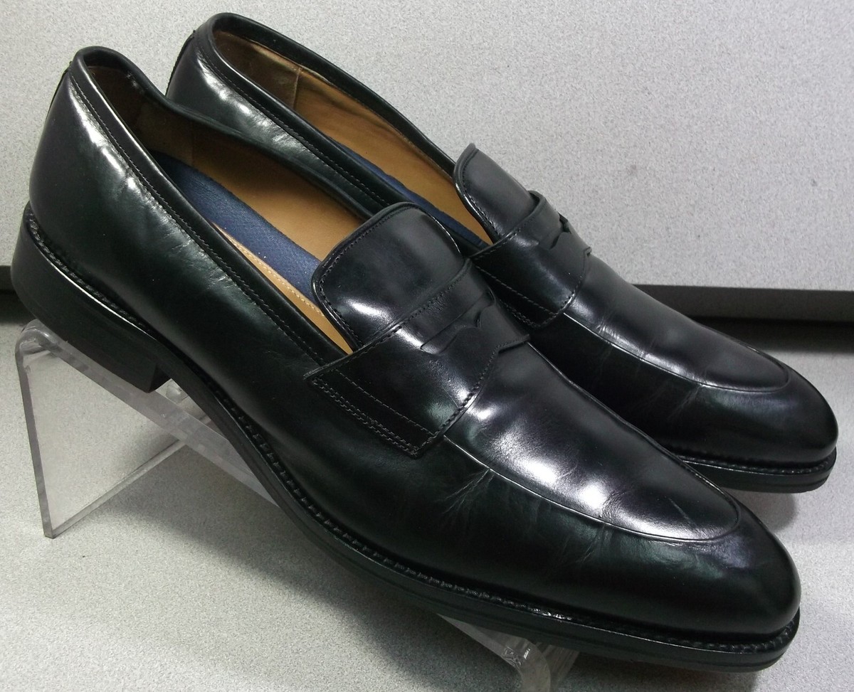 Men’s JOHNSTON & MURPHY Meade Penny black leather loafers- Size 10 Men main image 2