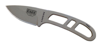 ESEE Candiru Knife Dark Earth Blade Skeletonized Hndl Blk Sheath CAN-DE CAN-DE-E