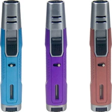  Double V Torch Jet Flame Refillable Butane Lighter Adjustable Cigar Lighter II