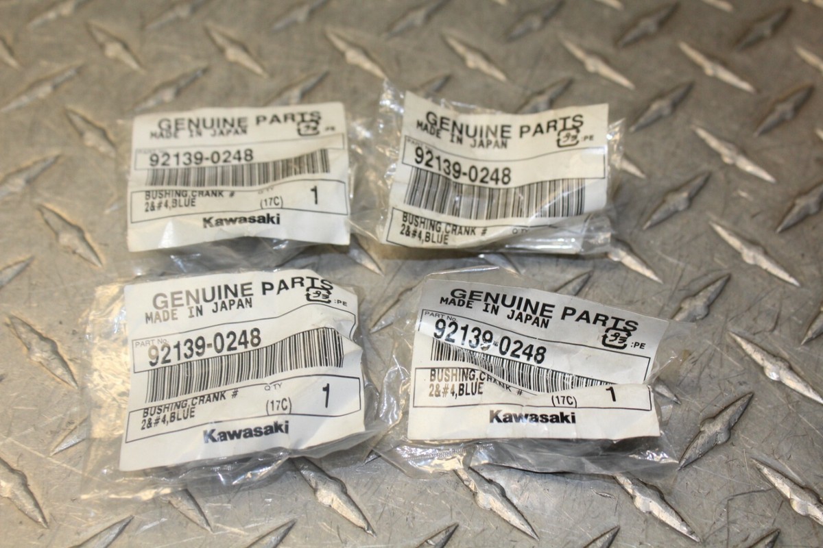 09 / 22 Kawasaki ZX636 / ZX6-R / ZX6R Bushing Crank #2 #4 Blue