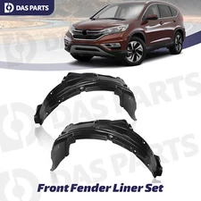 Fender Liner Set For 12-16 Honda CR-V Front Driver&Passenger Side Splash Shield