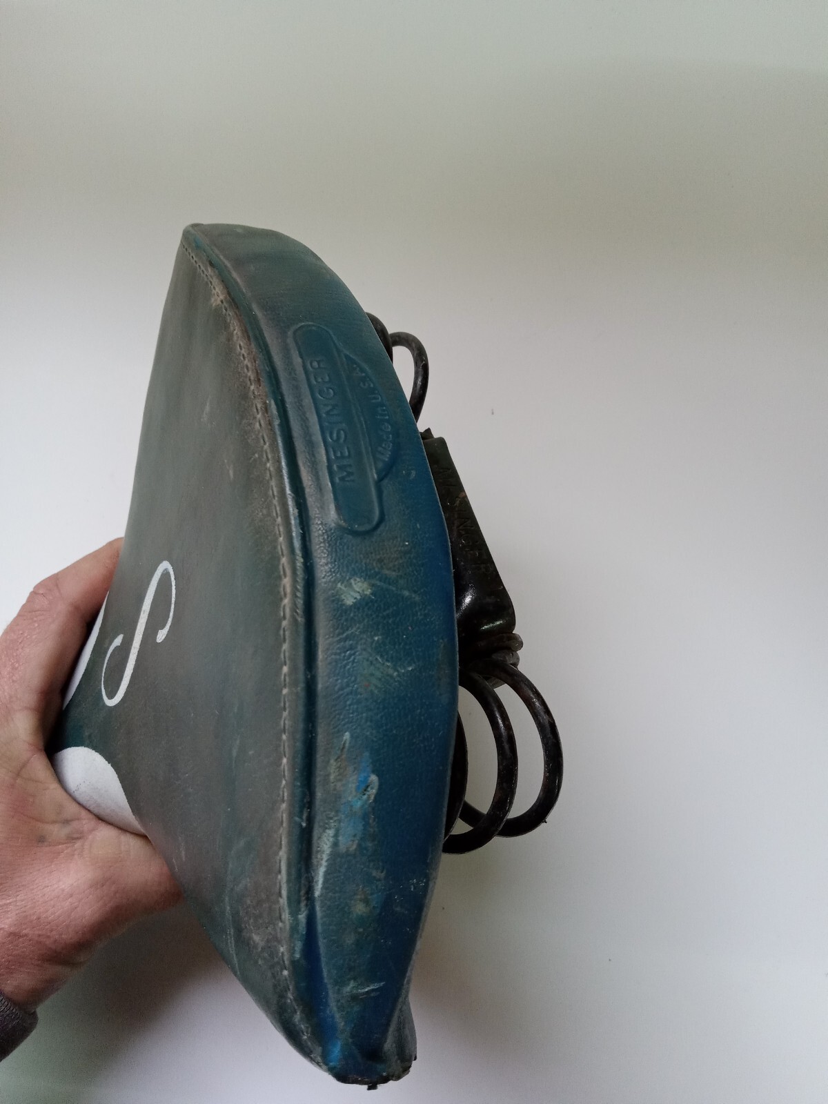 Vintage Mesinger SCHWINN Greenish Blue Bike Bicycle SEAT eBay