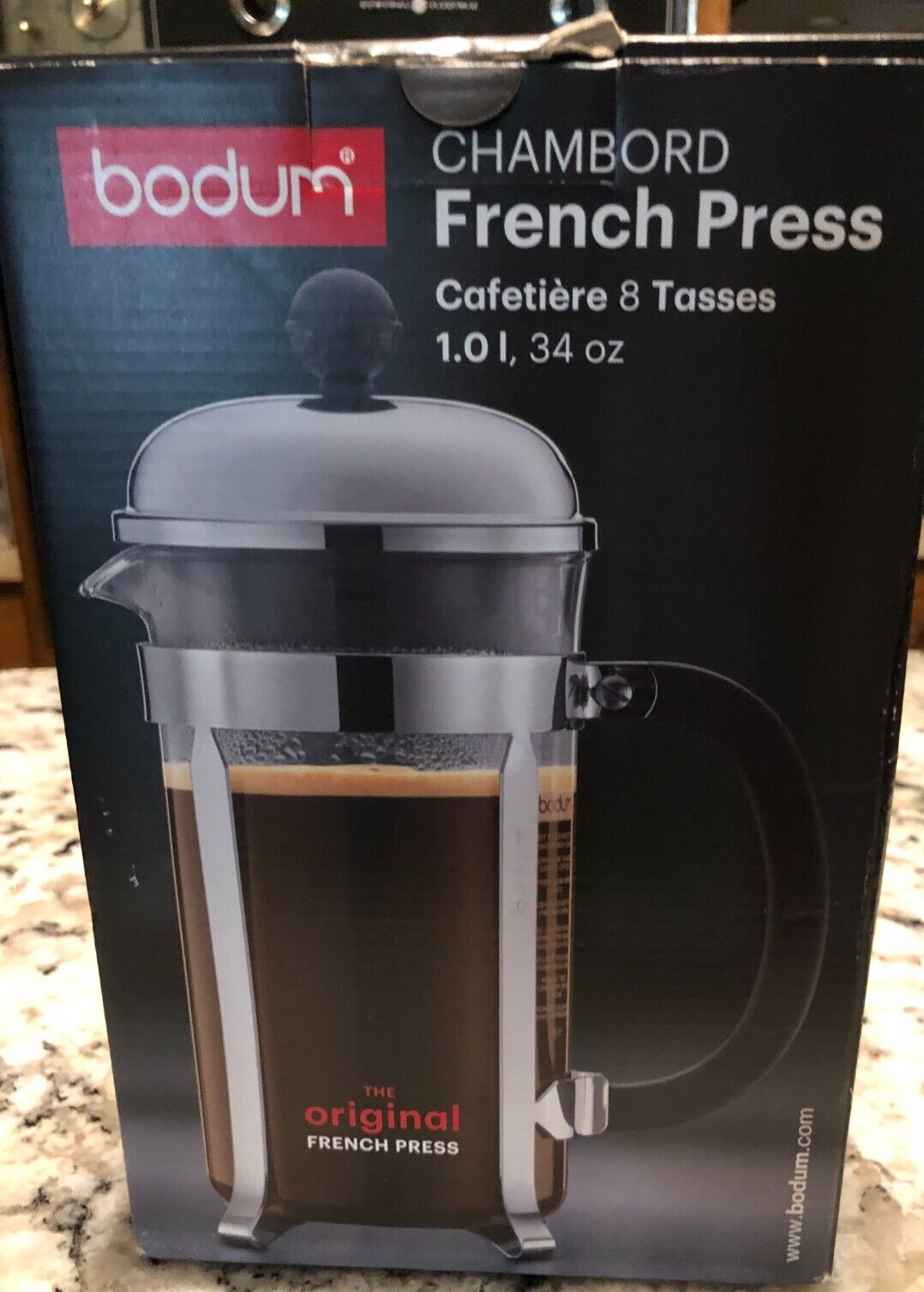Bodum Chambord 34oz French Press Borosilicate Glass