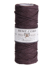 DARK BROWN Hemp Cord 20 1mm from Hemptique 100 Natural String Jewelry Crafts