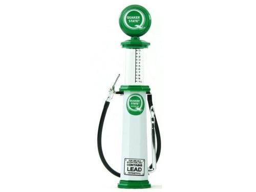 Quaker State Gas Pump / Zapfsäule - Round - YATMING 1:18 - Foto 2 di 2