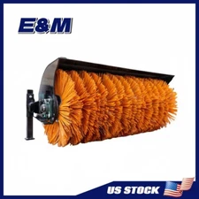 FREE SHIP 51'' Angle Broom Brush Sweeper Attachment Fits Mini Skid Steer Loader