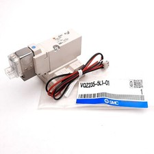 SMC VQZ235-5L1-01 Solenoid Valve, 2-Position 3-Port, 24VDC, 0.15-0.7MPa, Rc1/8