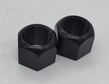 New Old Stock Bicycle Hub Axle Nuts 14 mm Size Black Parts Bike