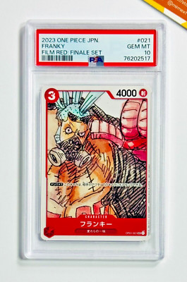 フランキー：プレミアムカードコレクション FILM RED PSA10 One Piece PSA 10 Franky #021 Film Red: Final Set 2023 Japanese | eBay