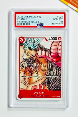 One Piece PSA 10 Franky #021 Film Red: Final Set 2023 Japanese | eBay