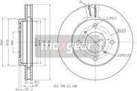 2X Maxgear 19-0731 Bremsscheibe FüR Hyundai KIA Mitsubishi Proton Volvo