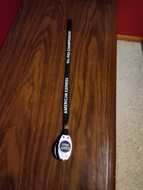PGA  91st Championship Lanyard With Ear Piece For Course Cast