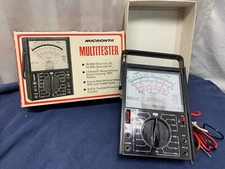 Micronta Model 22-2038 Multitester 30k Ohms AC 10K oHMS DC 18 Position