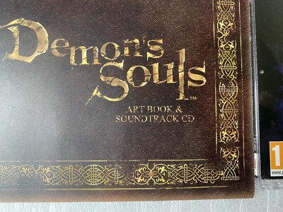 Demon's Souls PS3 PROMO RARE + Demon's Souls Rare Artbook