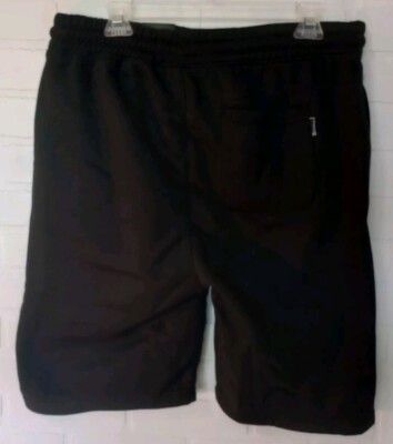 🔥South Pole Shorts Size Large Men's Black Joggers Athletic New