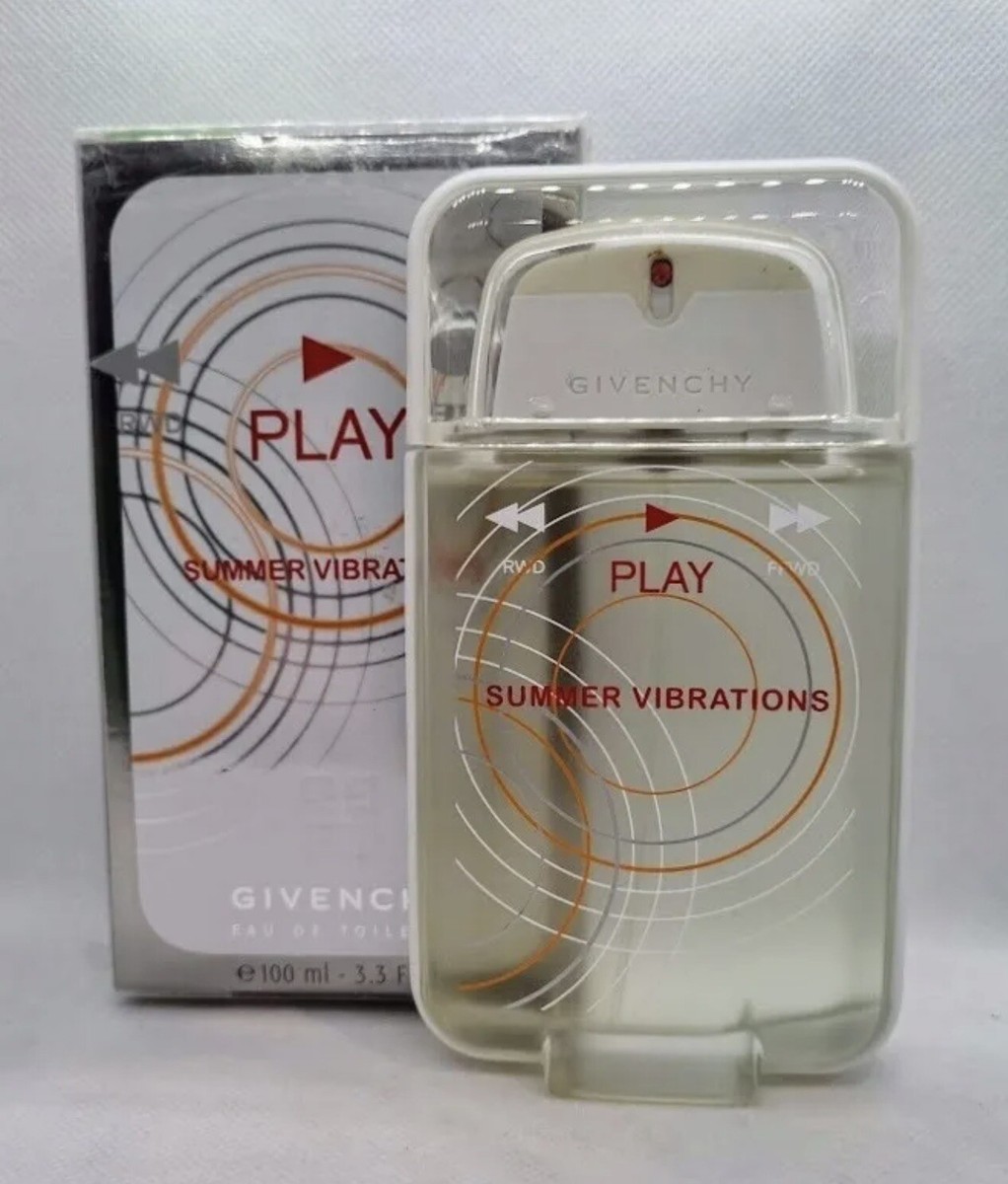 GIVENCHY Play Summer Vibrations 100ml EDT rare limited edition